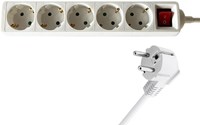 Stekkerdoos BRASQ 5 voudig 1.4 meter wit-1