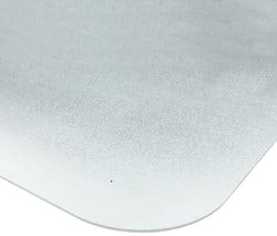 Bureaustoelmat BRASQ PVC 90x120 voor harde vloer
