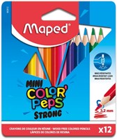 Kleurpotlood Maped Color'Peps Mini Strong set à 12 kleuren