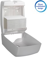 Handdoek Scott Z-vouw 1-laags 23x23 5cm 16x250stuks wit 1804-1