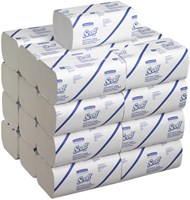 Handdoek Scott Z-vouw 1-laags 20x31 5cm 25x175stuks wit 6633-2