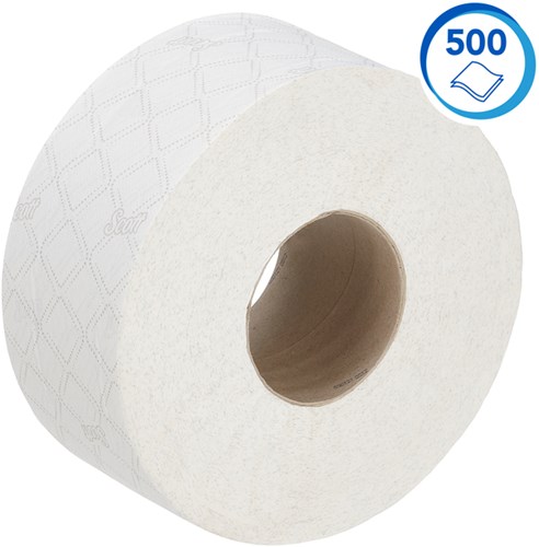 Toiletpapier Scott Essential Jumbo 2-laags 200m wit 8614-2