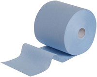 Poetsrol WypAll L10 EXTRA 1-laags 23 5cmx380m 1000vel blauw 7472-3