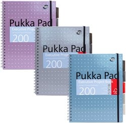 Collegeblok met tabbladen A4 lijn 5-tabs 4-gaats 200 pagina's 80gr assorti