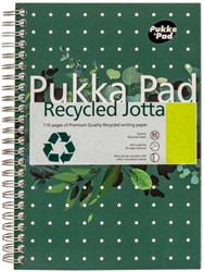 Spiraalblok A5 lijn 110 pagina's 80gr groen