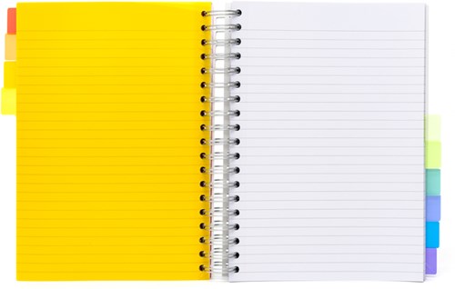 Collegeblok met 10 tabbladen B5 lijn 400 pagina's 80gr-2