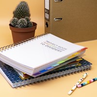 Collegeblok met 10 tabbladen B5 lijn 400 pagina's 80gr-3