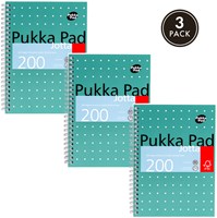 Spiraalblok A5 lijn 200 pagina's 80gr groen Pukka Pad Jotta-1