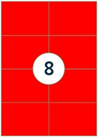 Etiket Rillprint 105x74mm fluorrood 800 etiketten-3