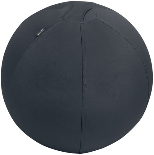 Actieve zitbal Leitz Ergo 55cm anti-rol donkergrijs