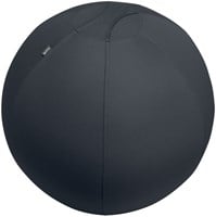 Actieve zitbal Leitz Ergo 55cm anti-rol donkergrijs-11
