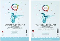 Aquarelblok A5 20vel 200gr gelijmd Qrea-2
