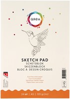 Schetsblok A5 24 vel 120gr gelijmd Qrea