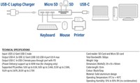 Hub ACT USB-C 3.0, 3x USB-A cardreader PD p-through-1