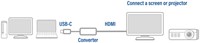 Adapter ACT USB-C naar HDMI-1