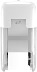 Toiletpapierdispenser Tork T7 Elevation OptiServe Coreless verticaal duo wit 558040