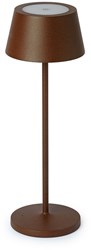 Tafellamp MAUL Nina LED accu-oplaadbaar dimbaar bruin