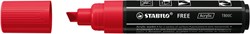 Acrylmarker STABILO  Free Acrylic T800C karmijnrood