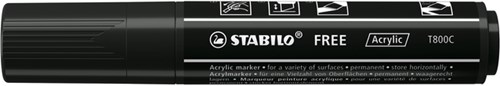Acrylmarker STABILO  Free Acrylic T800C zwart-2