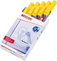 Viltstift edding 385 flipover penseelpunt geel-3