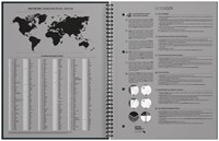 Spiraalblok Oxford International Notebook A4+ lijn petrol blauw-4