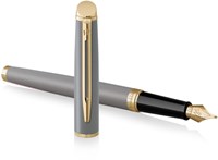 Vulpen Waterman Hémisphère Fashion Colors metallic grey GT medium-1