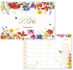 Familieplanner 26 Marjolein Bastin bloemen 1maand/1pagina