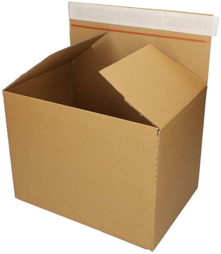 Quickbox IEZZY verstelbare hoogte 304x216x130-220mm B-golf bruin 10 stuks-2