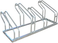 Fietsenrek BRASQ  4 fietsen BS400 zilver