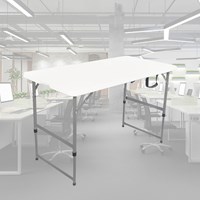 Vouwtafel BRASQ 120x60x74cm FC120 wit-4