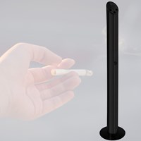 Asbak staand BRASQ AT300 RVS zwart-1