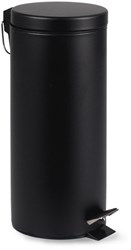 Afvalbak BRASQ pedaalemmer 30 liter zwart