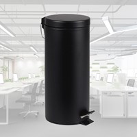 Afvalbak BRASQ pedaalemmer 30 liter zwart-2