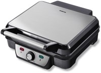 Contactgrill Inventum 1800 Watt zwart/RVS