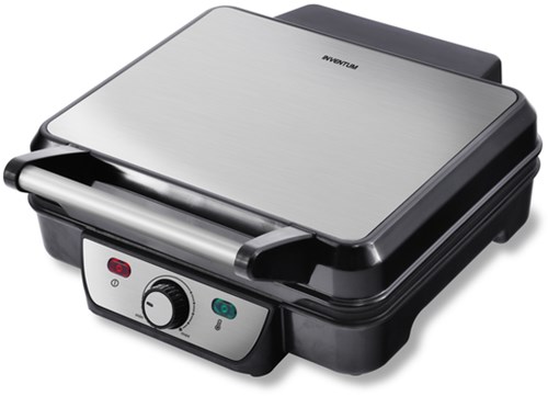 Contactgrill Inventum 1800 Watt zwart/RVS