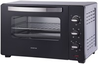 Heteluchtoven Inventum vrijstaand 45 liter zwart-2