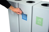 Afvalbak Ergofy 60 liter inclusief binnenbak grijs-1