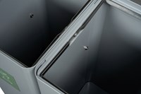 Afvalbak Ergofy 60 liter inclusief binnenbak grijs-2