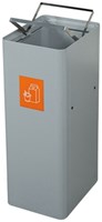 Afvalbak Ergofy 60 liter inclusief binnenbak grijs-3