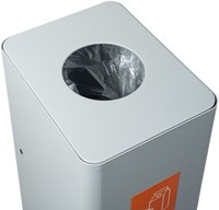 Afvalbak Ergofy 60 liter inclusief binnenbak grijs-11
