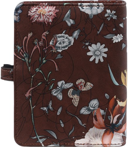 Organizer Kalpa Pocket inclusief agenda 2025-2026 7dagen/2pagina's bloemenzee bruin-3