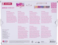 Schilderset Talens Art Creation acrylverf à 16-delig roze-3