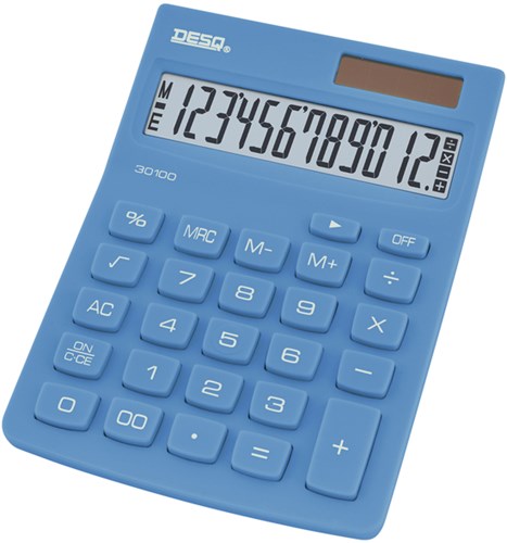 Rekenmachine Desq Compact sky blue-2