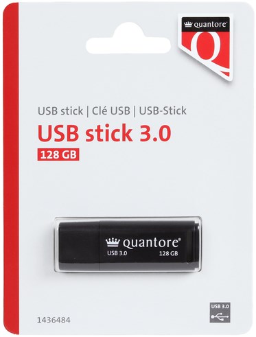 USB stick 128gb 3.0 zwart