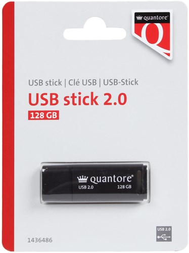 USB stick 128gb 2.0 zwart