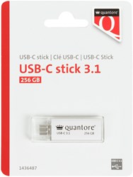 USB C stick Quantore USB-C 256GB 3.1 zilver