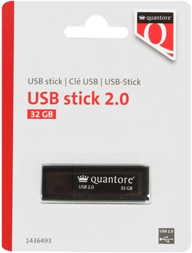 USB stick 32 GB 2.0 zwart