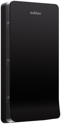 Handdoekdispenser Satino PT2 Hyginity XL zwart 333409