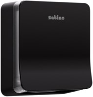 Handdoekdispenser Satino PT3 Hyginity S zwart 333403