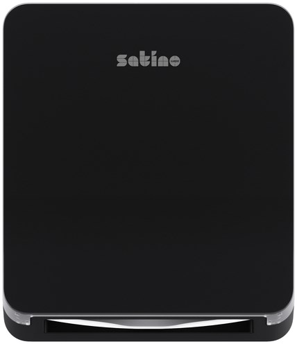 Handdoekdispenser Satino PT3 Hyginity S zwart 333403-2